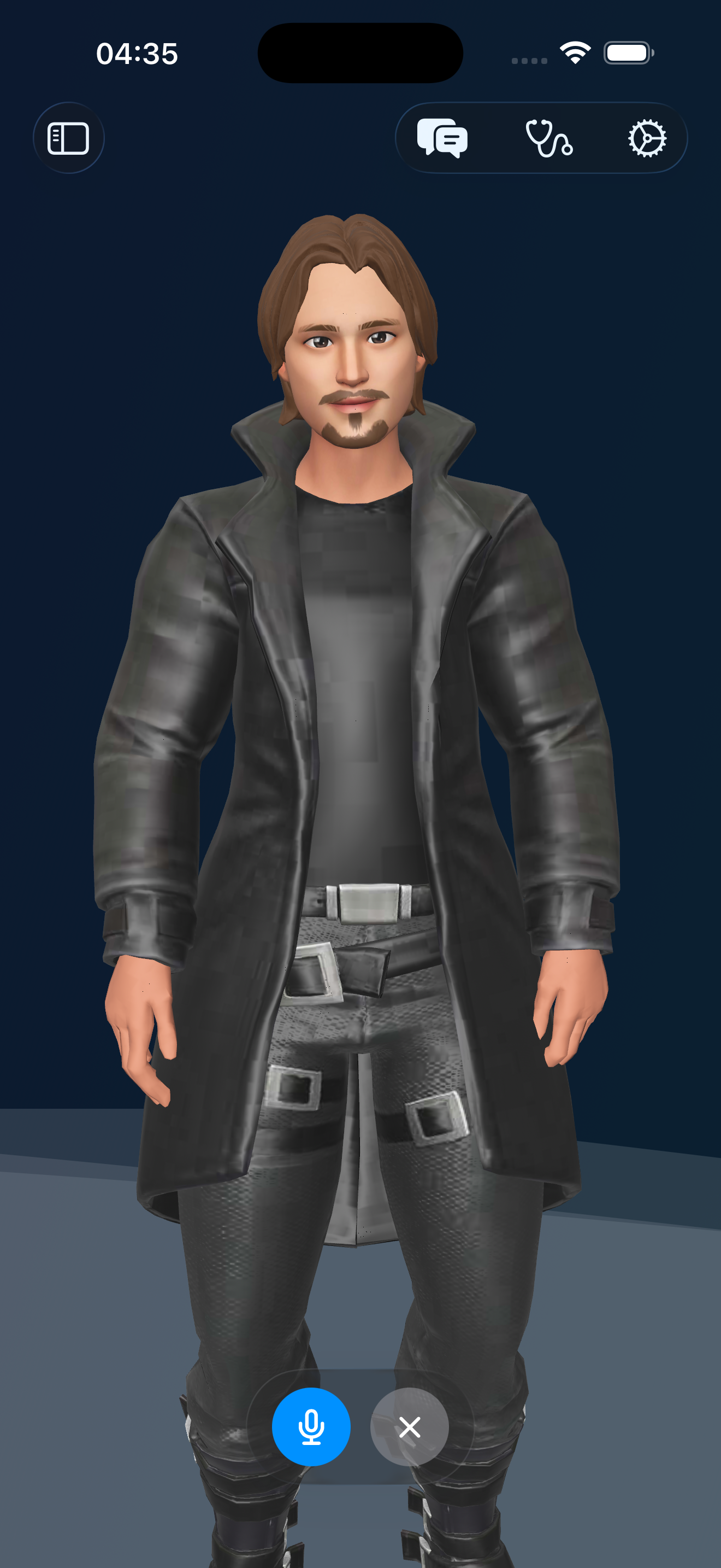 Valdis screenshot in dark mode